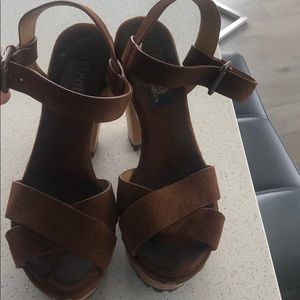 Polo Ralph Lauren chunky suede heel